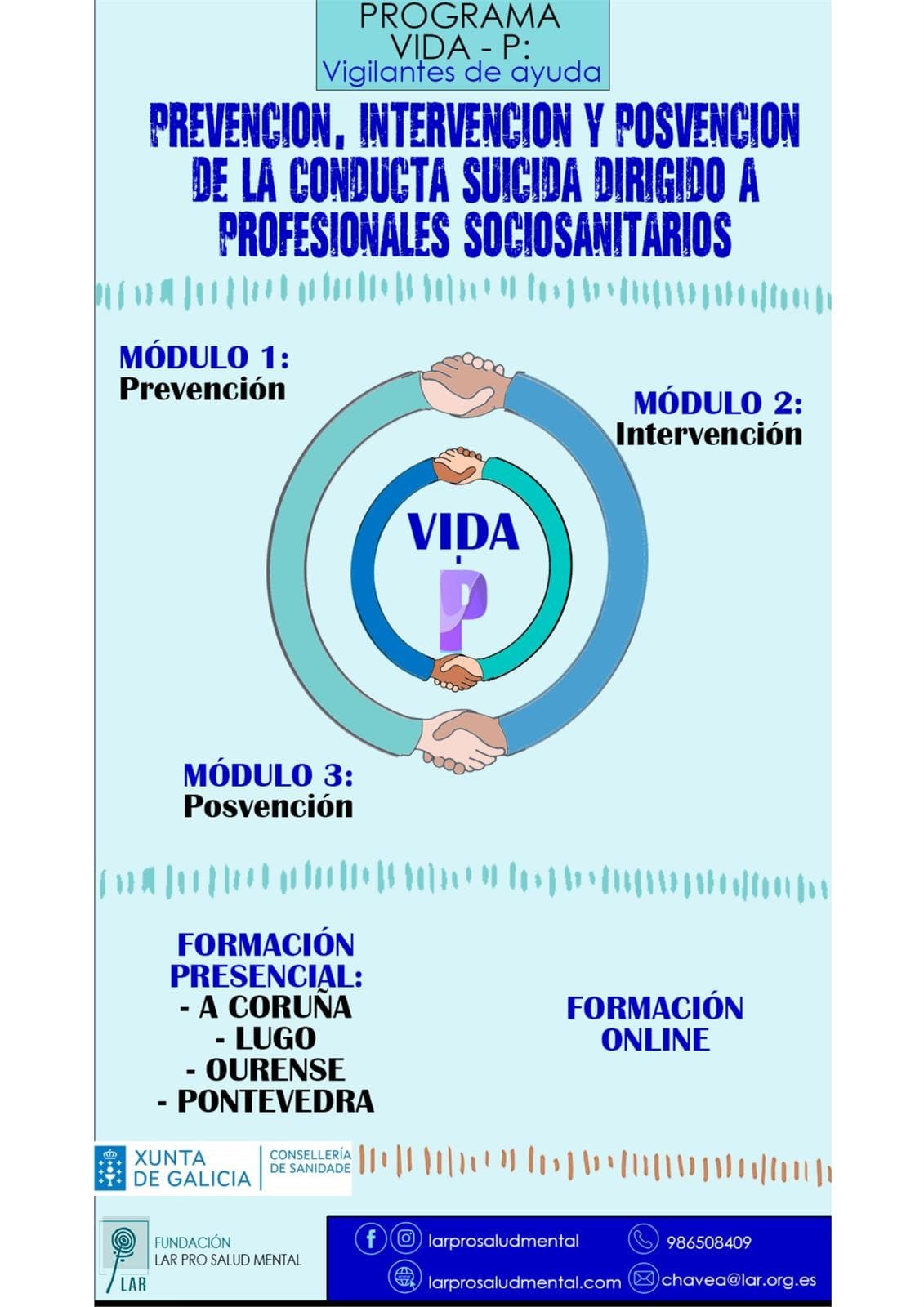 DÍA INTERNACIONAL DE LA PREVENCIÓN DEL SUICIDIO - Programa VIDA-P: Vigilantes de ayuda - Imagen 1