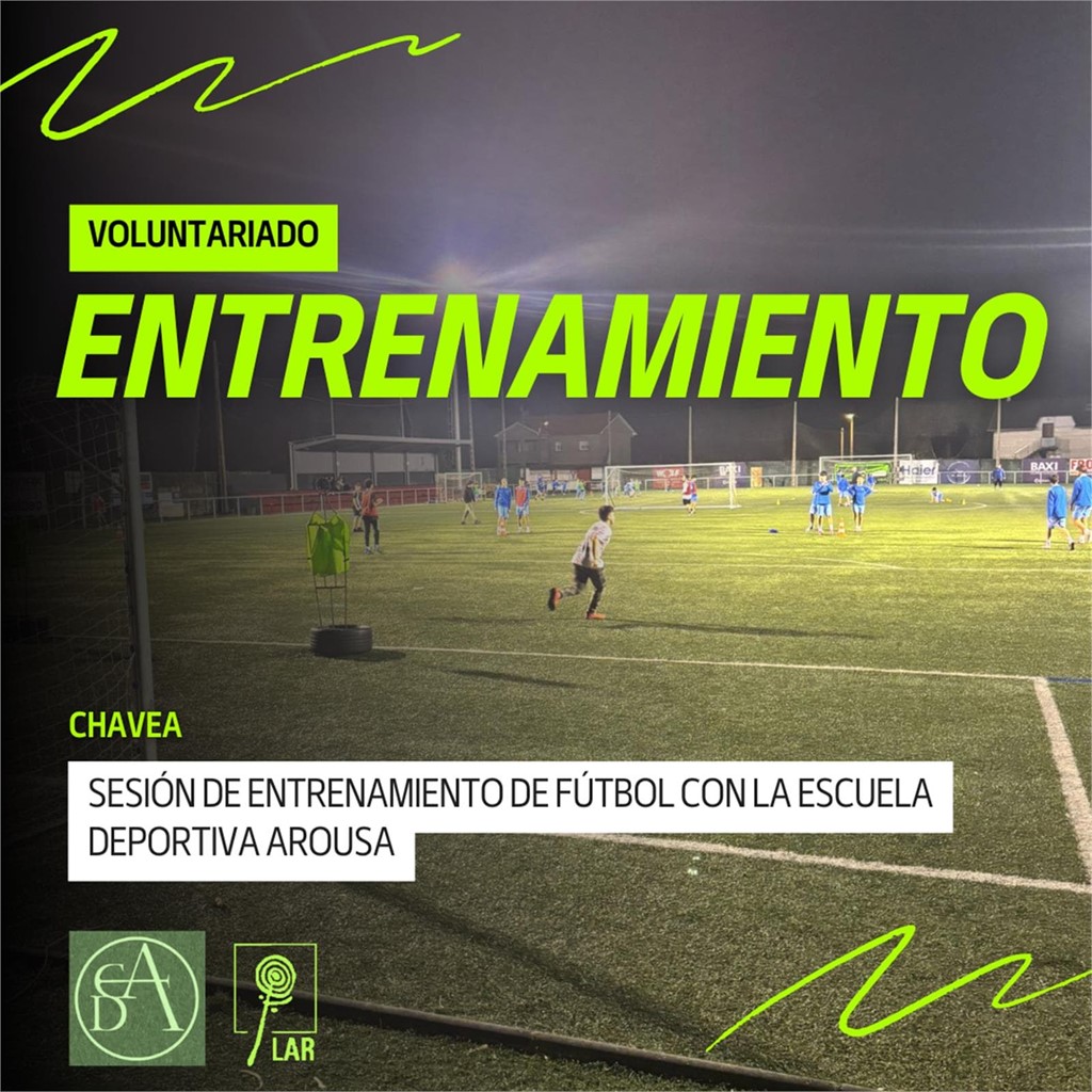 Entrenamiento de fútbol Escola Deportiva Arousa - Chavea