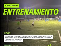 Entrenamiento de fútbol Escola Deportiva Arousa - Chavea