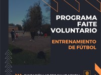 Entrenamiento en CHAVEA - PROGRAMA FAITE VOLUNTARIO