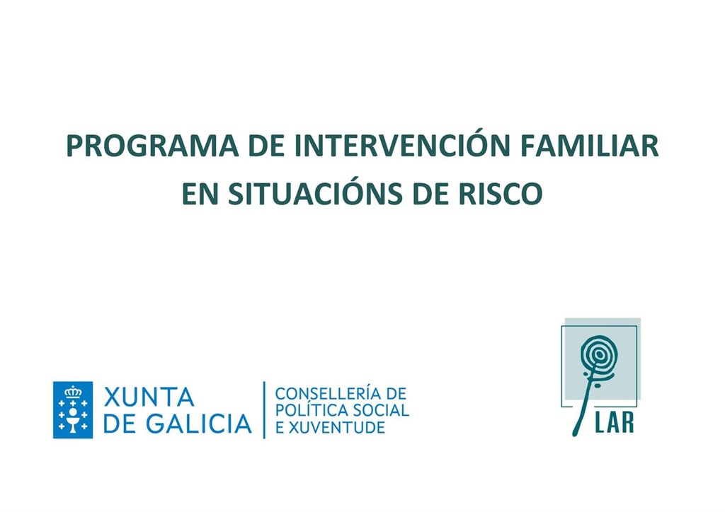Programa de INTERVENCIÓN FAMILIAR EN SITUACIÓNS DE RISCO