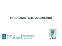 Programa: FAITE VOLUNTARIO