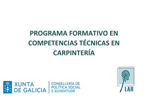 Programa FORMATIVO EN COMPETENCIAS TÉCNICAS EN CARPINTERÍA